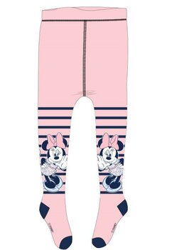 Ciorapi cu chilot bebe, Minnie Mouse, roz cu dungi