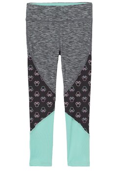 Colanti Minnie Mouse, verde cu negru