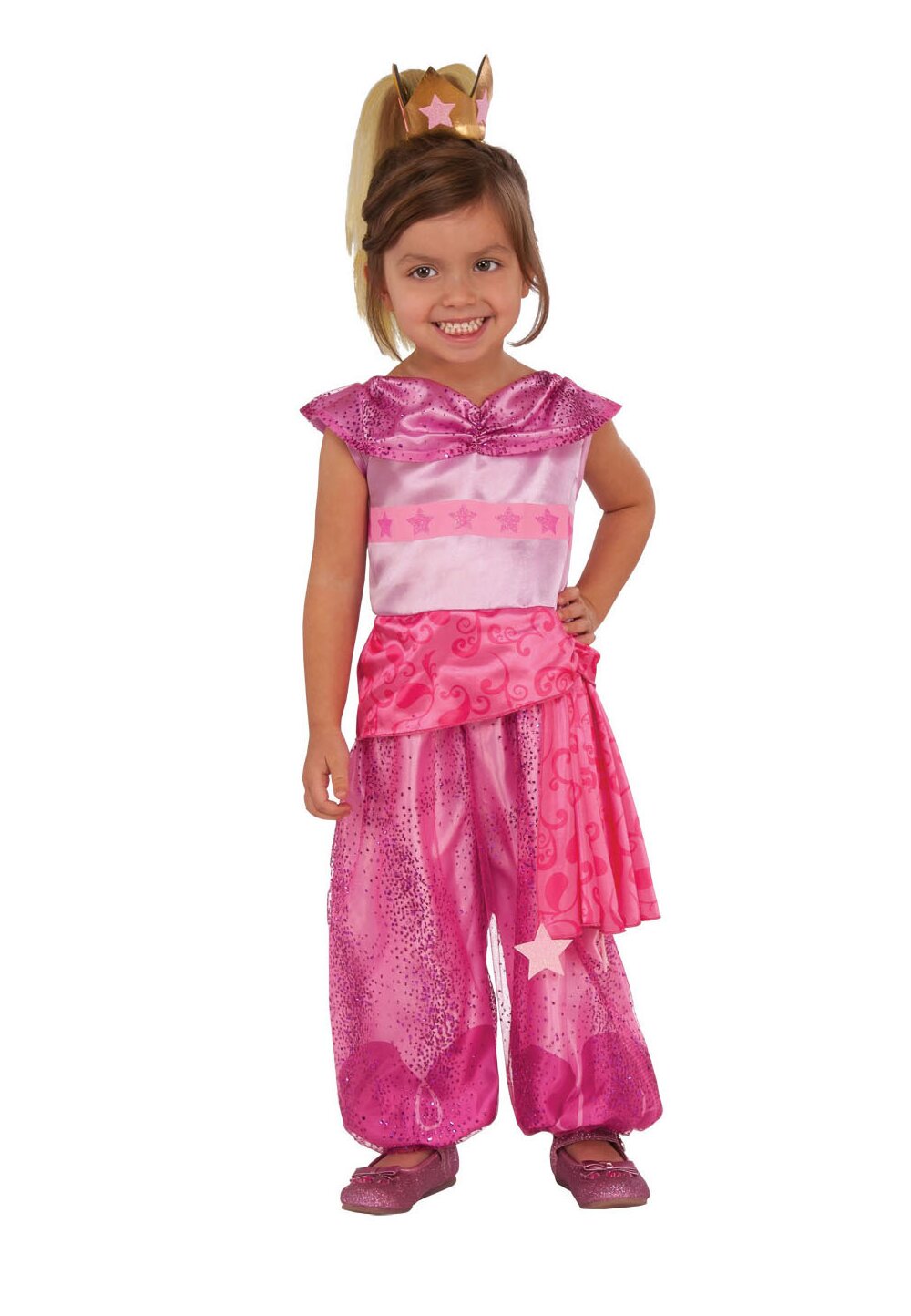 Costum poliester, Shimmer and Shine, Leah, roz