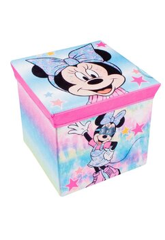 Cutie depozitare, Minnie Mouse, roz cu stelute