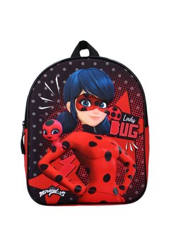 Ghiozdan poliester, 3D, Lady Bug, rosu, 32 x 26 x 11 cm