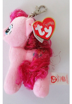 Jucarie plus, tip brelog, Pony, roz, 10 x 6 cm
