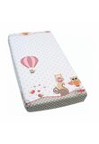 Lenjerie patut, 5 piese, Bufinite roz, 120x60 cm