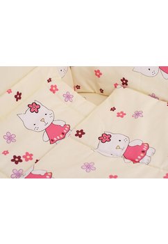 Lenjerie  3 piese kitty crem, 120 x 60 cm