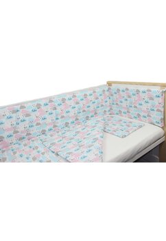 Lenjerie 4 piese, Hello baby, 120x60cm