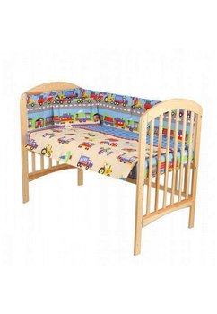 Lenjerie 5 piese masinute crem, 120 x 60