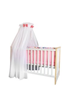 Lenjerie 6 piese, Prichindel, fluturasi multicolori,120x60cm