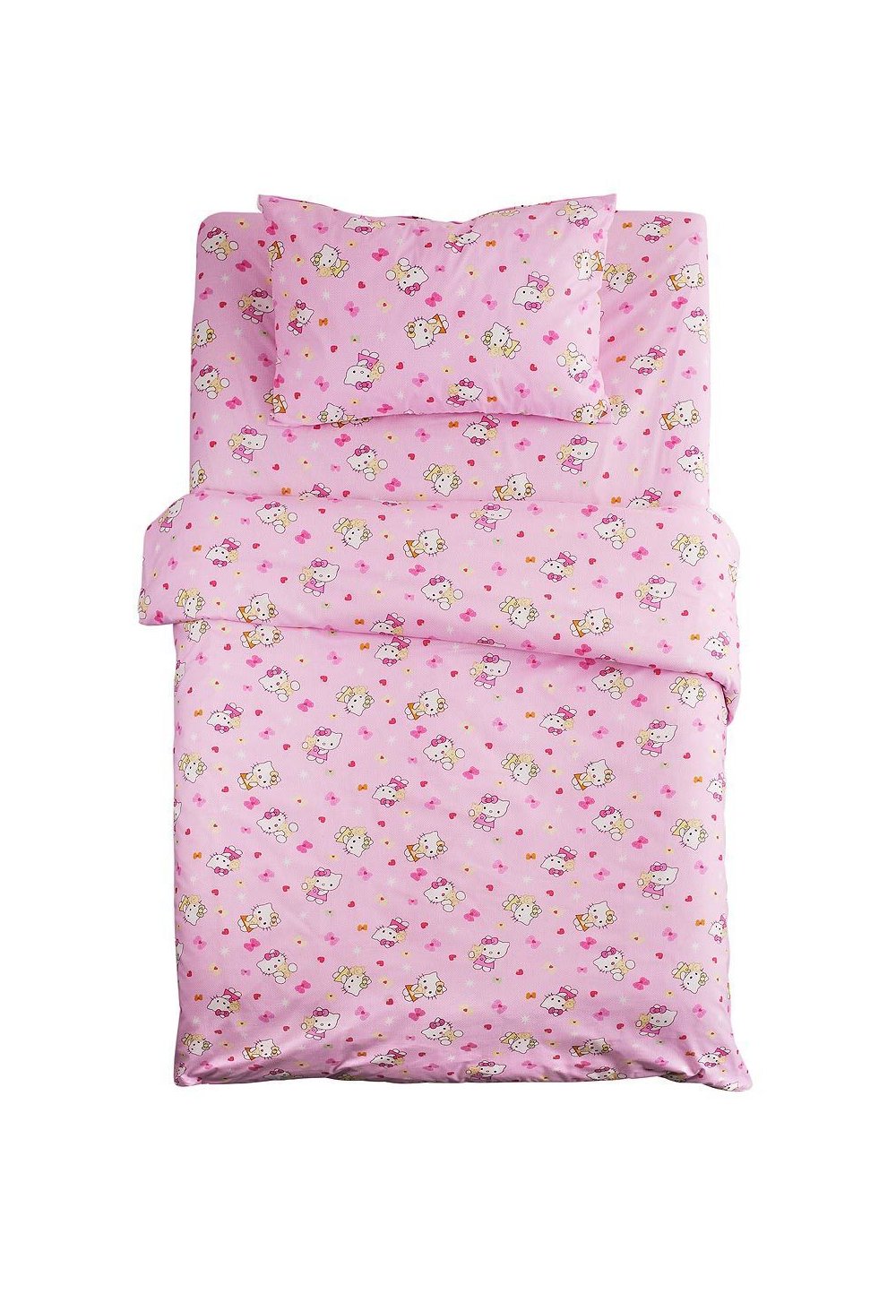 Lenjerie de pat, Hello Kitty roz, 3 piese, 160x200cm 160x200cm