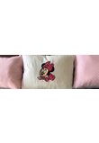 Lenjerie, Minnie Mouse, roz, 8 piese, 120x60 cm