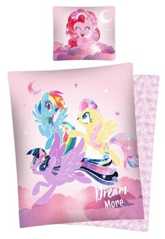 Lenjerie pat, Pony, Dream More, roz , 160x200 cm