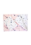 Lenjerie patut 3 piese, 2 fete, stelutele roz, 120 x 60 cm