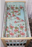 Lenjerie patut, Flamingo 5 piese, 120x60 cm