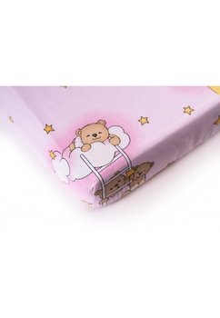 Lenjerie ursuletul somnoros,roz 5 piese 140x70 cm
