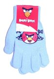 Manusi cu degete, Angry Birds, 3-7ani, albastru deschis