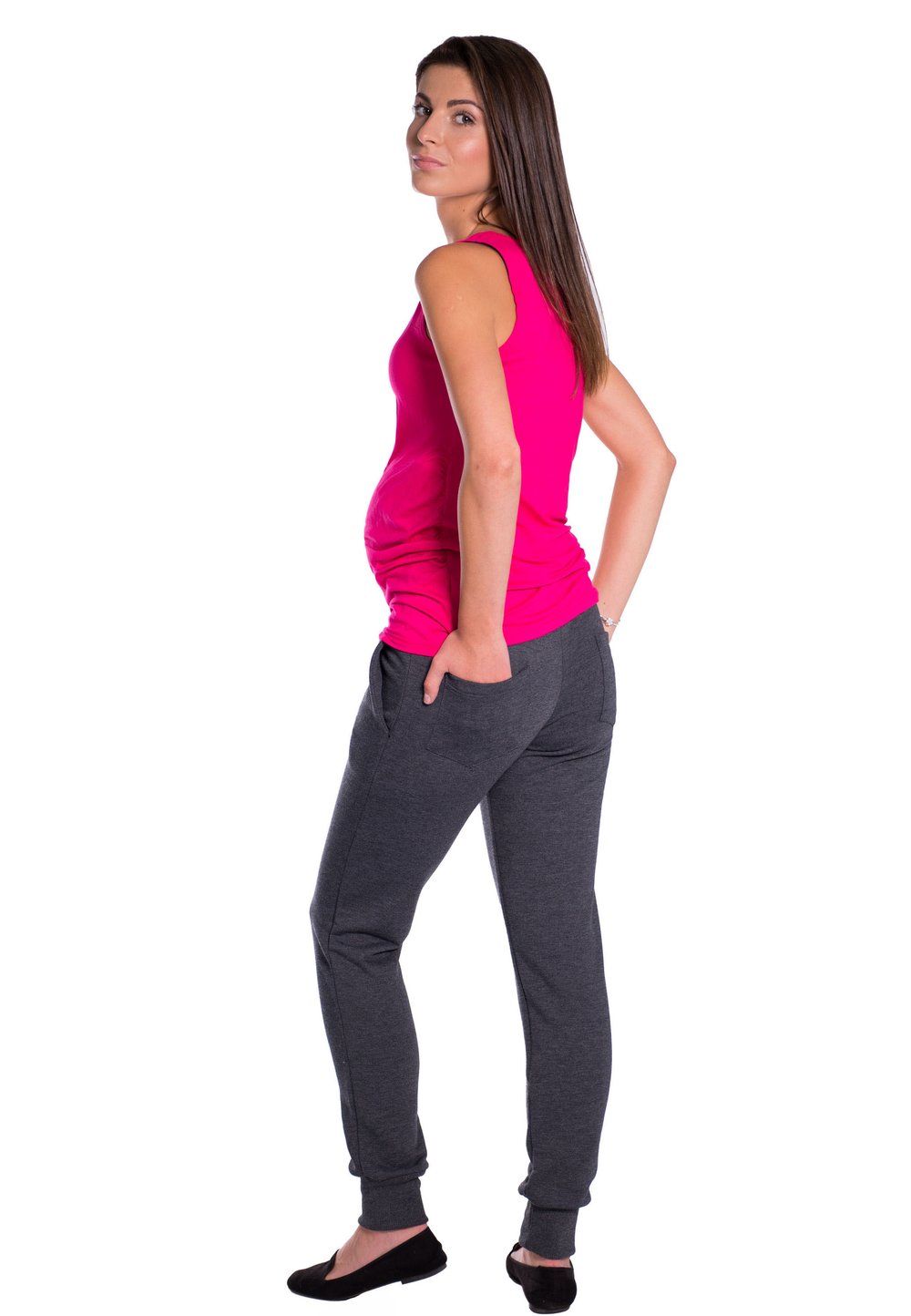 Pantalon sport, gri, 3778
