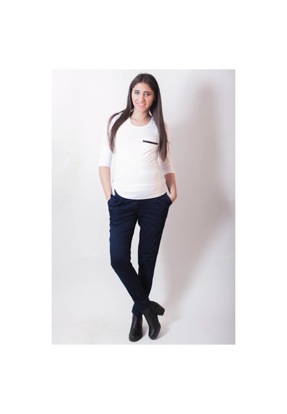 Pantaloni Diva, bluemarin
