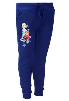 Pantaloni trening, Frozen, albastri cu buzunare