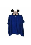 Paturica cu gluga, Mickey Mouse, albastra, 80x120cm