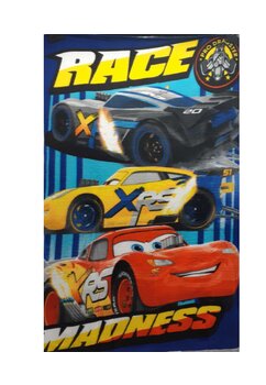 Paturica fleece, Race Madness, Cars, multicolor, 100 x 140 cm