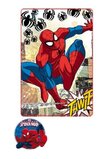 Paturica fleece, Spider-Man, Thwip 100x150cm