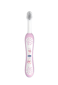 Periuta pentru dinti, Chicco, roz, +6 luni