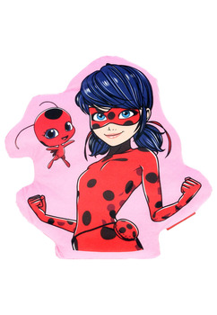 Perna poliester, Lady Bug, roz, 29 x 26 cm