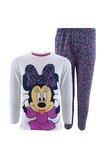 Pijama alb cu mov, Minnie Mouse