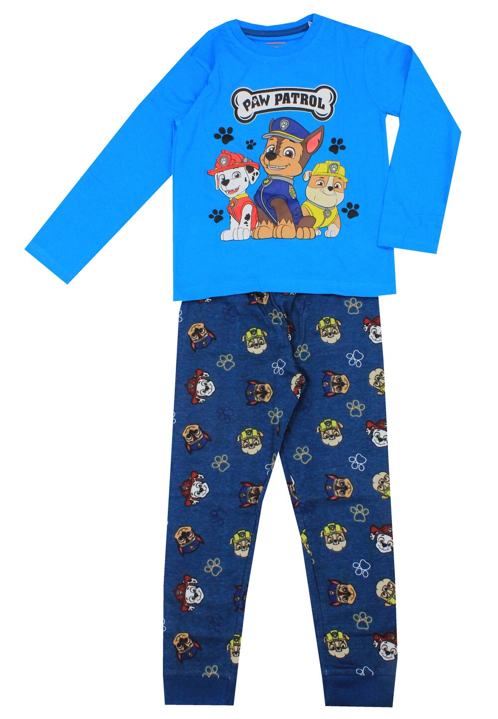 Pijama baieti, bumbac, Marshall, Chase, Ruble, albastru albastru