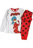 Pijama, Ladybug, gri cu buline