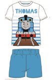 Pijama, maneca scurta, Thomas, cu dungi albastra