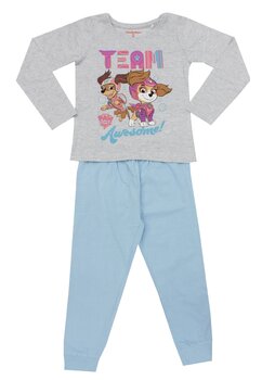 Pijama ML, bumbac, cu imprimeu, Team Paw Patrol, albastra