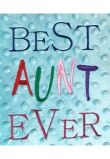 Perna minky, turcoaz, Best aunt ever