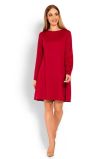 Rochie maneca lunga, rosie