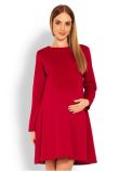 Rochie maneca lunga, rosie