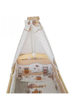 Baldachin patut, bufnite mari,crem, 150x210 cm