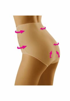 Chilot modelator, cu dantela, Kaja, crem