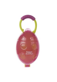 Cutie pentru suzeta, Canpol, roz cu verde