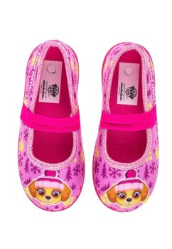 Incaltaminte interior, material textil, Skye cu caciula, Paw Patrol, roz