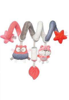 Jucarie pentru carucior, spirala, Jungle friends, corai