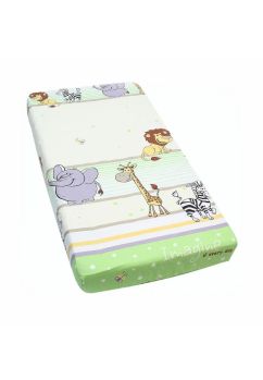 Lenjerie patut, 5 piese, Safari verde, 120x60 cm