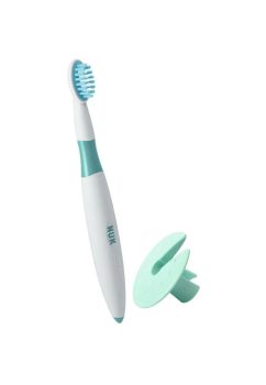 Periuta pentru dinti cu inel de protectie, turcoaz