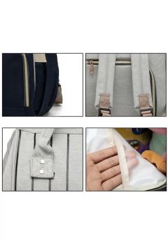 Rucsac pentru mamici, Kono, bluemarin cu dungi