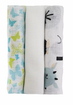 Set 3 scutece, Bambi, 80 x 70 cm