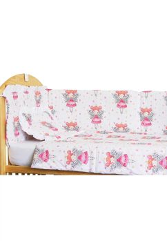 Set aparatoare patut, Printesa Fluture, 120 x 60 cm