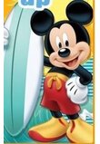 Prosop bumbac, Surf is up, Mickey Mouse, 140x70cm