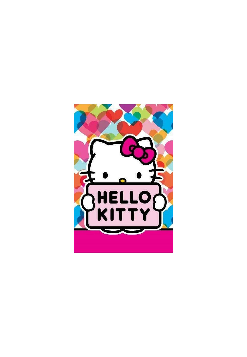 Prosop de maini, Hello Kitty, Cute, 40×60 cm 40x60