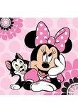 Prosopel magic, Minnie Mouse cu pisicuta, roz