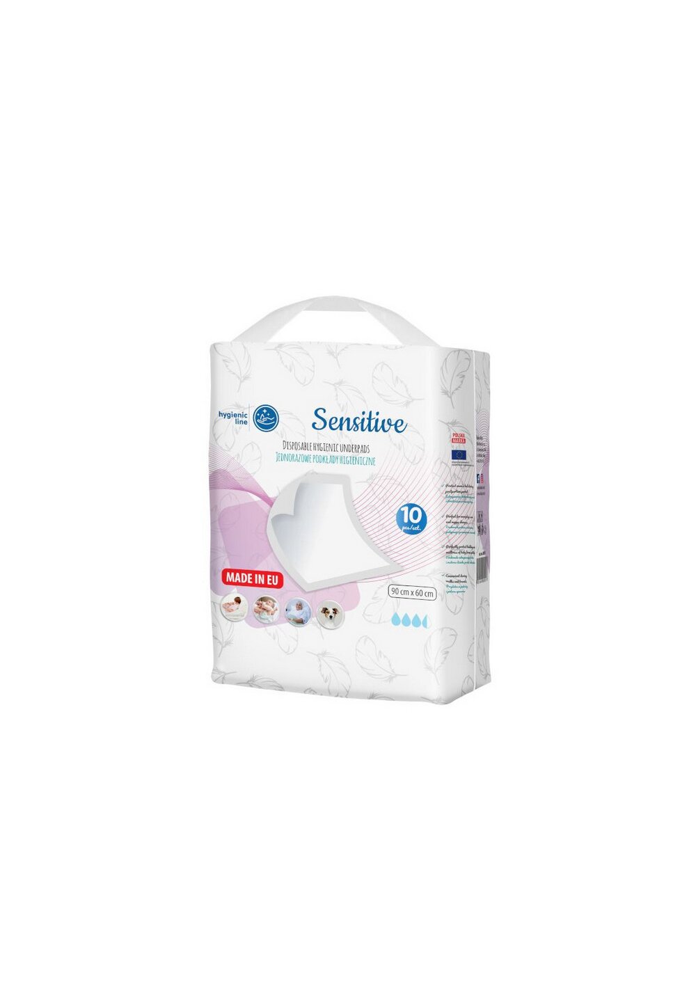 Protectie saltea de unica folosinta, Akuku, 10 buc, 90×60 cm 90x60