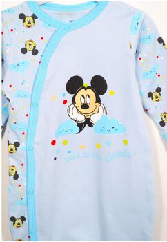 Salopeta bumbac, Mickey, Head in the clouds, albastra