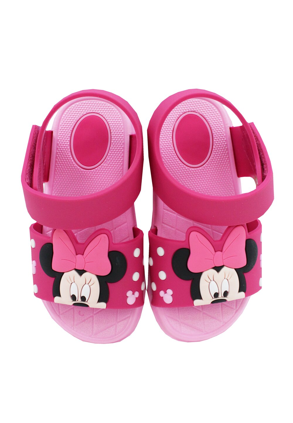 Sandale fete, material EVA, Minnie Mouse cu fundita, roz EVA